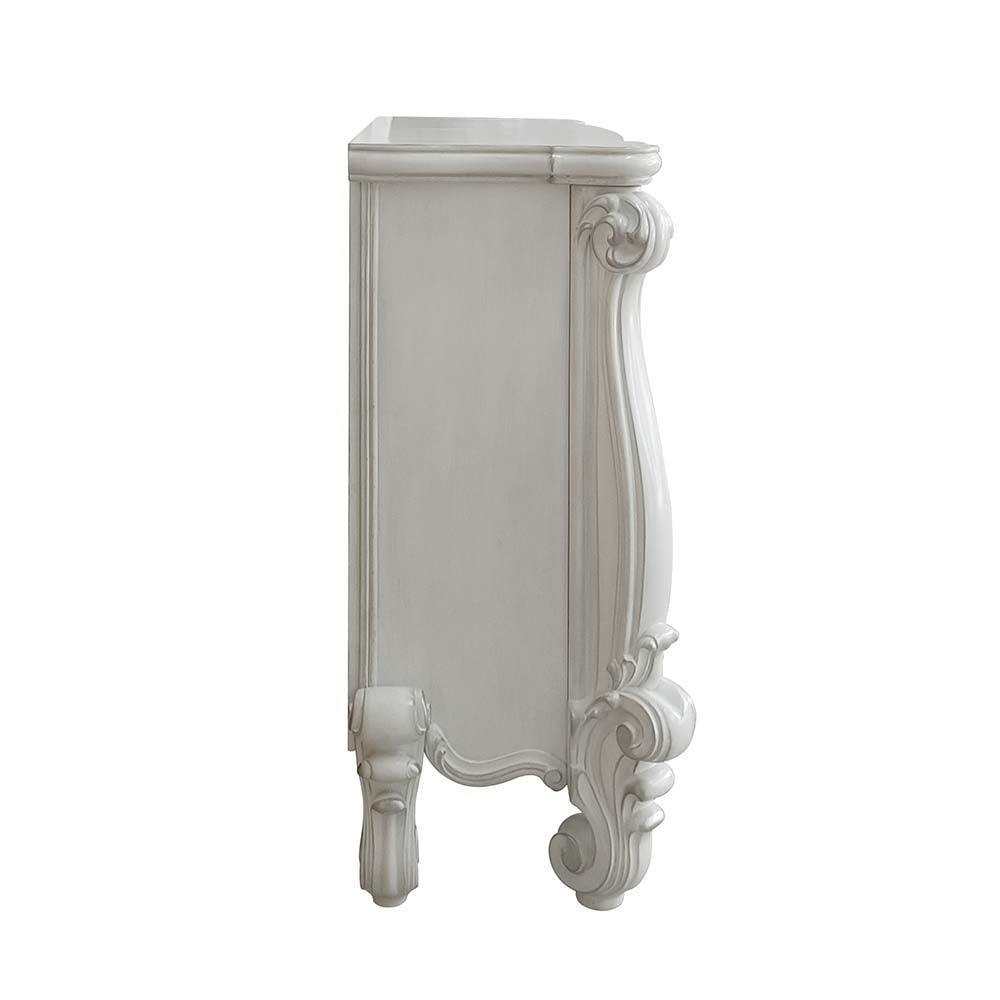 ACME Versailles Fireplace, Bone White Finish FredCo