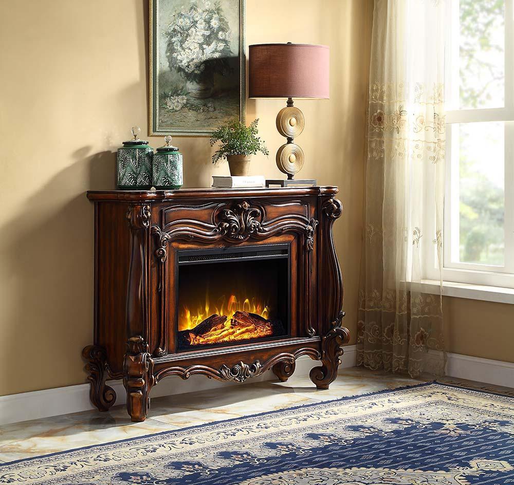ACME Versailles Fireplace, Cherry Oak Finish FredCo