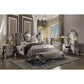 ACME Versailles Nightstand, Antique Platinum FredCo