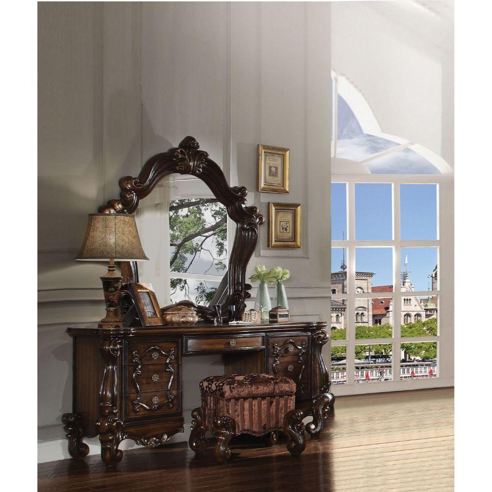ACME Versailles Vanity Desk, Cherry Oak FredCo