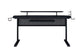 ACME Vildre Gaming Table w/USB Port, Black Finish FredCo