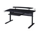 ACME Vildre Gaming Table w/USB Port, Black Finish FredCo