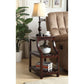 ACME Wasaki Side Table (USB), Espresso FredCo