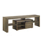 ACME Wasim TV Stand, Rustic Oak Finish FredCo