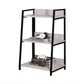 ACME Wendral Bookshelf (3-Tier), Natural & Black FredCo