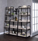ACME Wendral Bookshelf (3-Tier), Natural & Black FredCo