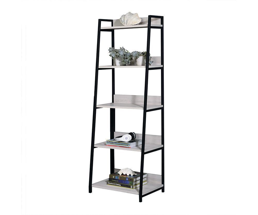 ACME Wendral Bookshelf (5-Tier, 16"L), Natural & Black FredCo