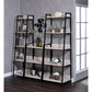 ACME Wendral Bookshelf (5-Tier, 23"L), Natural & Black FredCo