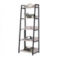 ACME Wendral Bookshelf (5-Tier, 23"L), Natural & Black FredCo