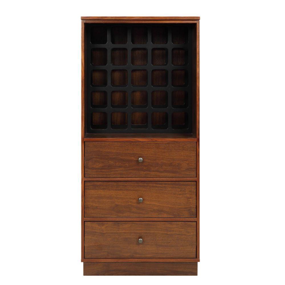 ACME Wiesta Wine Cabinet, Walnut FredCo