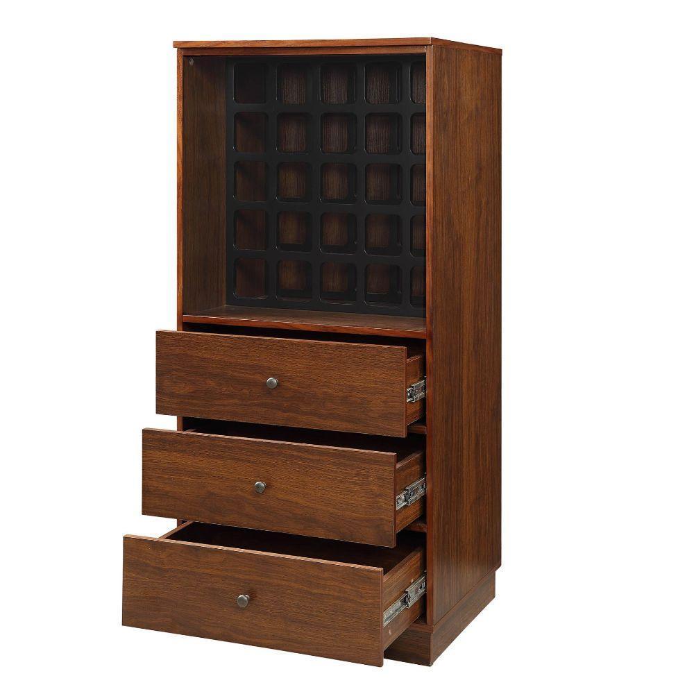 ACME Wiesta Wine Cabinet, Walnut FredCo
