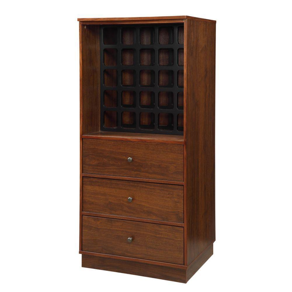 ACME Wiesta Wine Cabinet, Walnut FredCo