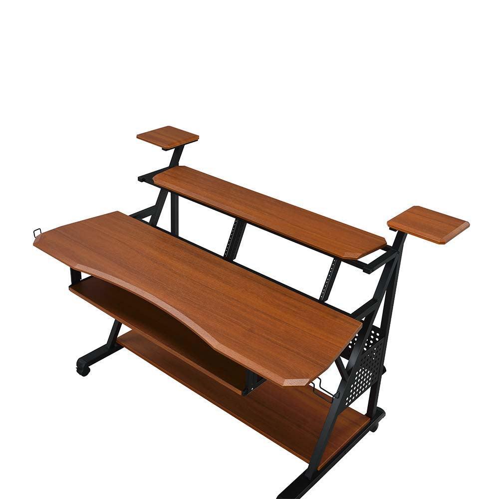 ACME Willow Music Desk, Cherry & Black Finish FredCo