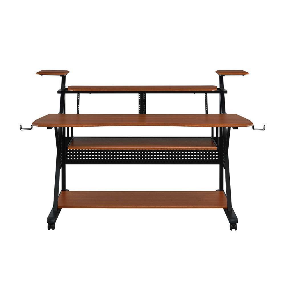 ACME Willow Music Desk, Cherry & Black Finish FredCo