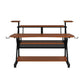 ACME Willow Music Desk, Cherry & Black Finish FredCo