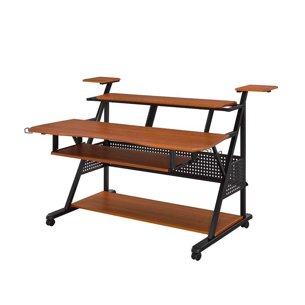 ACME Willow Music Desk, Cherry & Black Finish FredCo