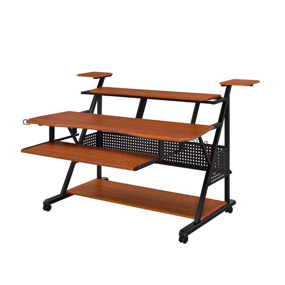 ACME Willow Music Desk, Cherry & Black Finish FredCo