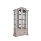 ACME Wynsor Curio Cabinet, Antique Champagne FredCo