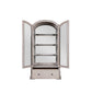 ACME Wynsor Curio Cabinet, Antique Champagne FredCo