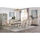 ACME Wynsor Dining Table (Trestle), Antique Champagne FredCo