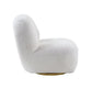ACME Yedaid Accent Chair w/Swivel, White Teddy Sherpa FredCo