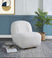 ACME Yedaid Accent Chair w/Swivel, White Teddy Sherpa FredCo