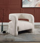 ACME Yitua Accent Chair, White Teddy Sherpa FredCo