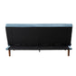 ACME Yolandi Adjustable Sofa , Teal Velvet & Dark Walnut Finish FredCo