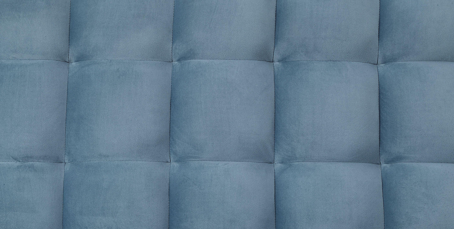 ACME Yolandi Adjustable Sofa , Teal Velvet & Dark Walnut Finish FredCo
