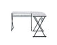 ACME Zafiri Writing Desk, Antique White & Black Finish FredCo