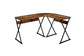 ACME Zafiri Writing Desk, Weathered Oak & Black Finish FredCo