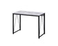 ACME Zaidin Writing Desk, Antique White & Black Finish FredCo