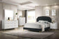 ACME Zeena Eastern King Bed, Black Velvet FredCo