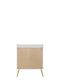 ACME Zeena Nightstand, White Finish FredCo
