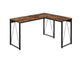 ACME Zetri Writing Desk, Weathered Oak & Black Finish FredCo