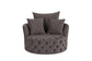 ACME Zunyas Accent Chair w/Swivel, Gray Velvet FredCo
