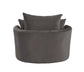 ACME Zunyas Accent Chair w/Swivel, Gray Velvet FredCo