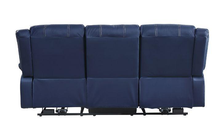 ACME Zuriel Power Motion Sofa, Blue PU FredCo
