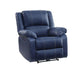 ACME Zuriel Power Recliner, Blue PU FredCo