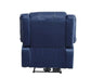 ACME Zuriel Power Recliner, Blue PU FredCo
