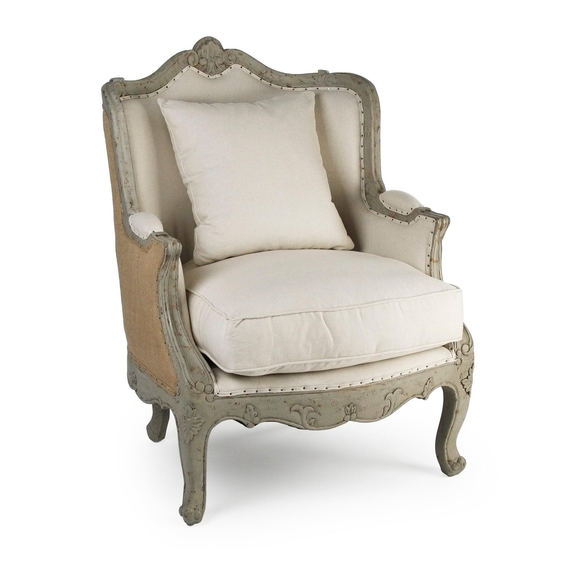 Adele Love Chair CFH198 432 C020 Jute FredCo