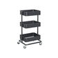 Adjustable Shelves Rolling Cart FredCo