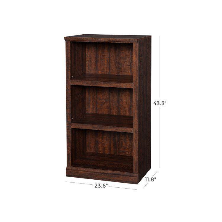 Adjustable Shelves Wooden Bookcase FredCo