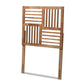 Adler Modern and Contemporary Transitional Ash Walnut Finished Wood Twin Size Headboard FredCo