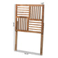 Adler Modern and Contemporary Transitional Ash Walnut Finished Wood Twin Size Headboard FredCo