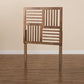 Adler Modern and Contemporary Transitional Ash Walnut Finished Wood Twin Size Headboard FredCo