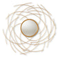 Aelius Modern and Contemporary Gold Finished Accent Wall Mirror FredCo