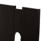 Alani Modern and Contemporary Dark Brown Faux Leather Upholstered Dining Chair Set of 2 FredCo