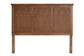 Alarice Classic and Traditional Ash Walnut Finished Wood Queen Size Headboard FredCo