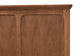 Alarice Classic and Traditional Ash Walnut Finished Wood Queen Size Headboard FredCo